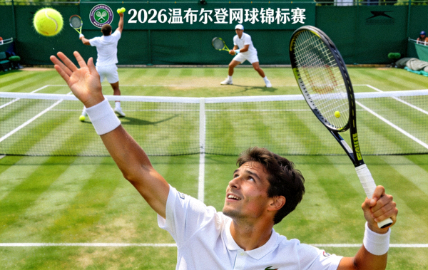 2026年温布尔登网球锦标赛备战训练画面